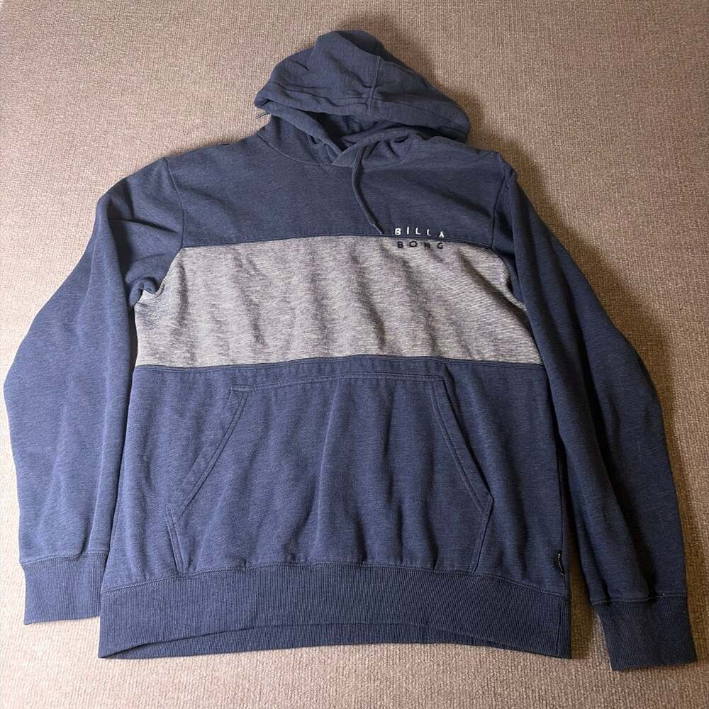 Hollister California Blue & White Pullover Hoodie 0259